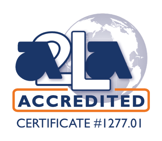 ISO/IEC 17025: 2017 Accredited