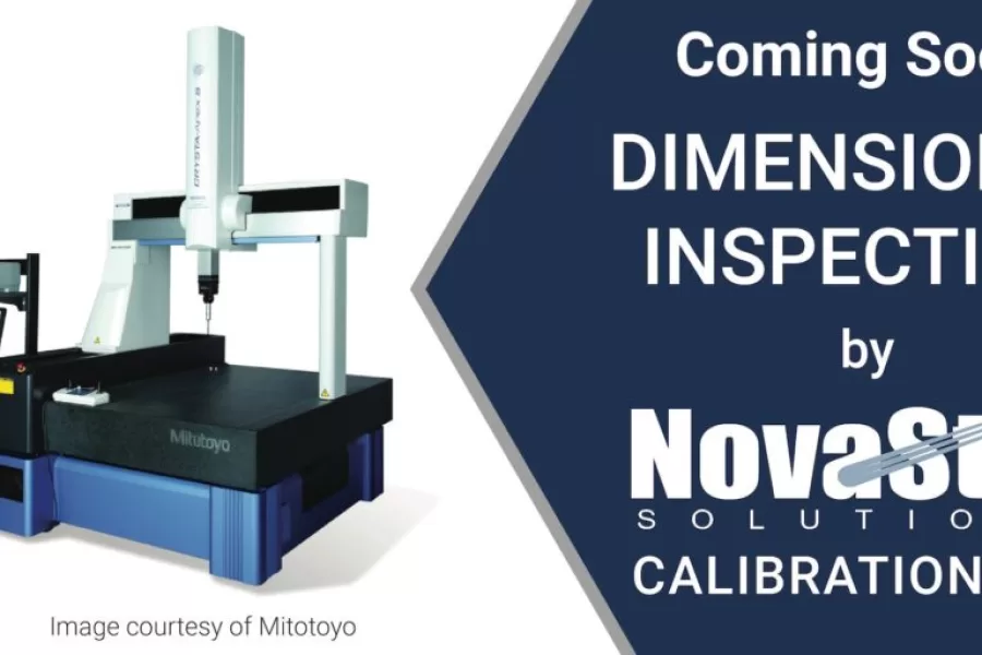 Novastar Solutions Calibration Lab Expanding Capabilities | Dimensional Inspection