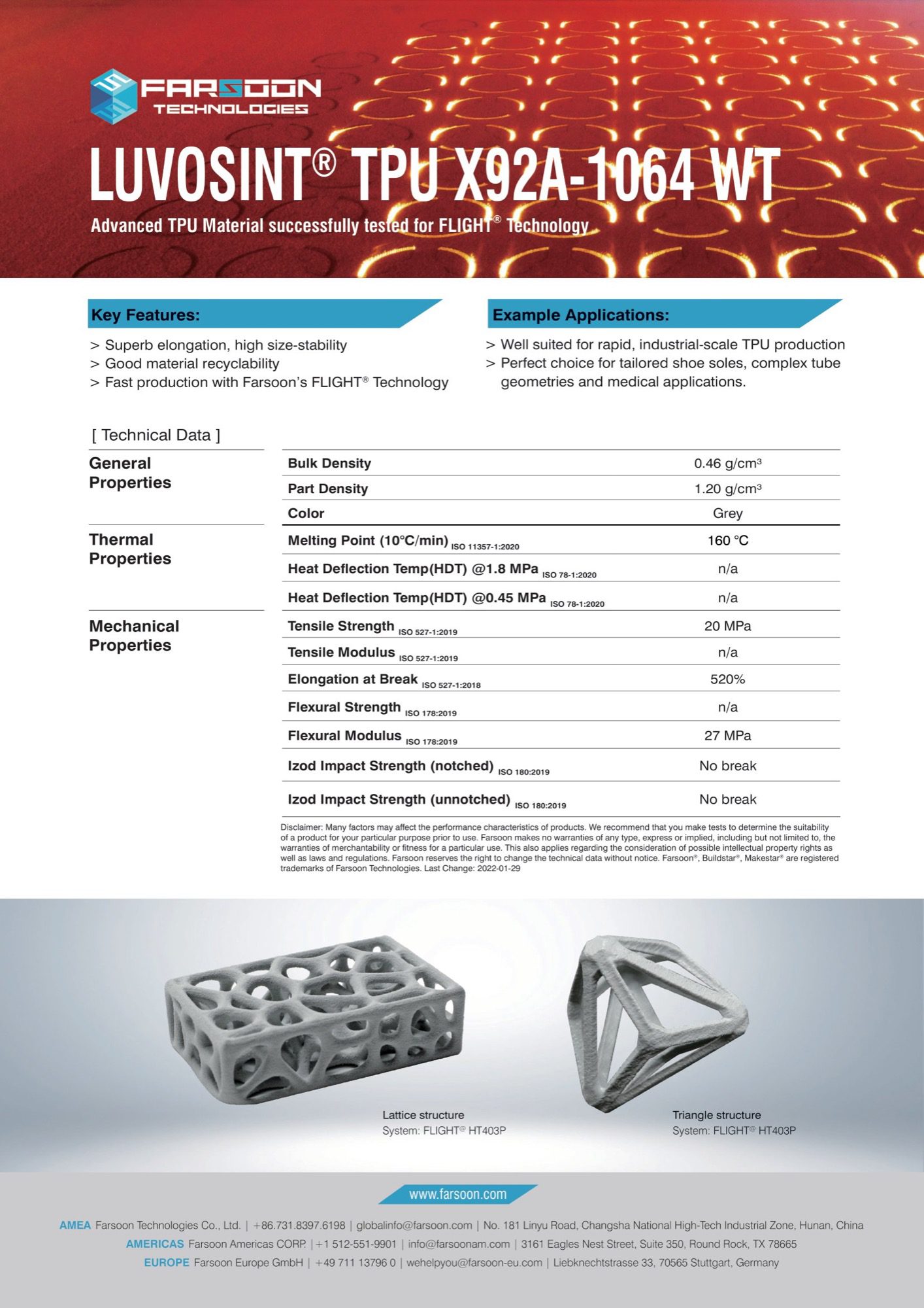 LUVOSINT® TPU X92A-1064 WT