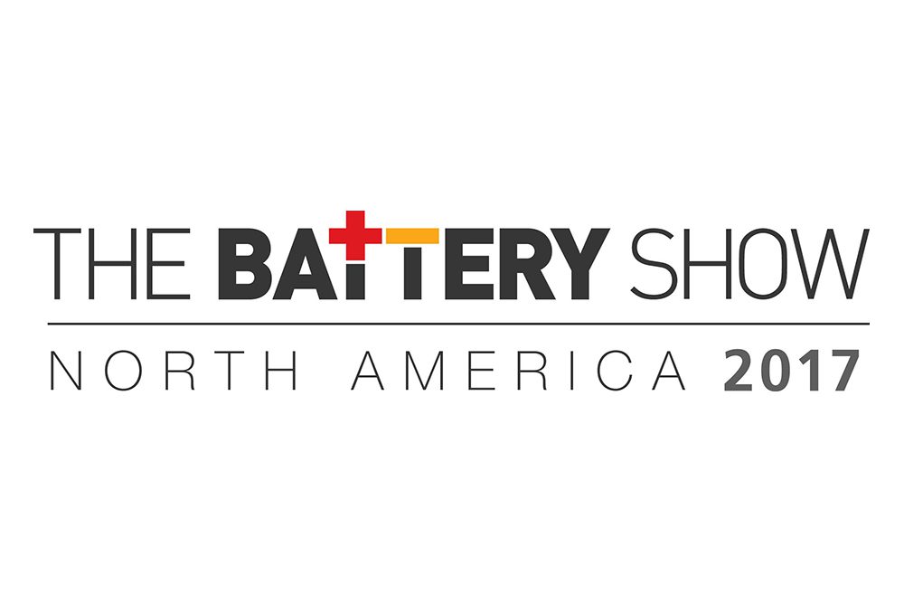 The Battery Show 2017 - The Industry Leading Event for Advanced Battery Technology
