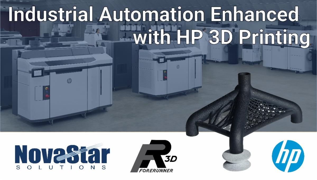Industrial automation enhanced with HP 3D Printing